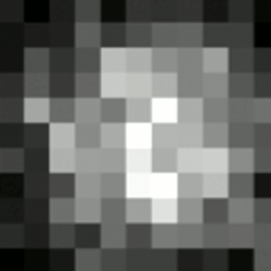 A single-molecule fingerprint. TERS image of a single molecule about 10 nm wide.